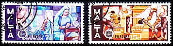 Malta AFA 529 - 30<br>Stemplet