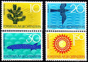 Liechtenstein AFA 460 - 63<br>Postfrisk