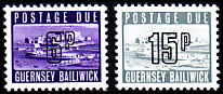 Guernsey AFA 16 - 17<br>Postfrisk Portomærke