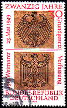 Vesttyskland AFA 1550<br>Stemplet