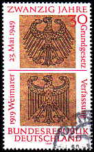 Vesttyskland AFA 1550<br>Stemplet