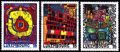 Luxembourg AFA 1348 - 50<br>Stemplet