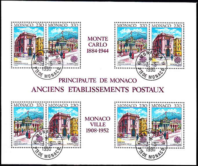 Monaco AFA 1964 - 65<br>Stemplet Miniark