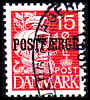 Danmark AFA 10b<br>Stemplet Postfærgemærke