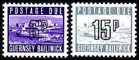 Guernsey AFA 16 - 17<br>Postfrisk Portomærke