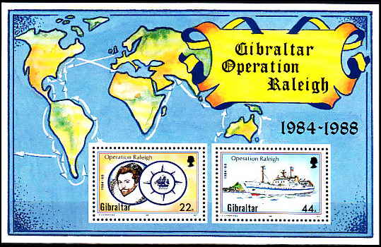 Gibraltar AFA 558 - 56<br>Postfrisk Miniark