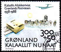 Grønland AFA 185<br>Stemplet