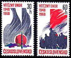 Tjekkoslovakiet AFA 1617 - 18<br>Postfrisk