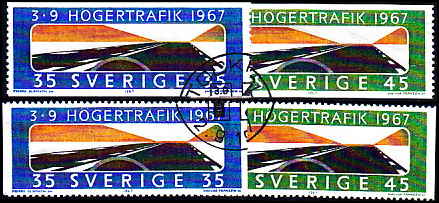 Sverige AFA 594 - 95A<br>Stemplet