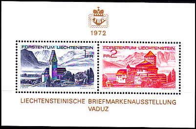 Liechtenstein AFA 562 - 63<br>Postfrisk Miniark