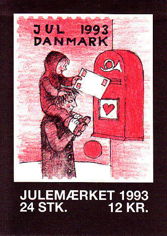 Danmark 1993<br>Postfrisk Julehæfte