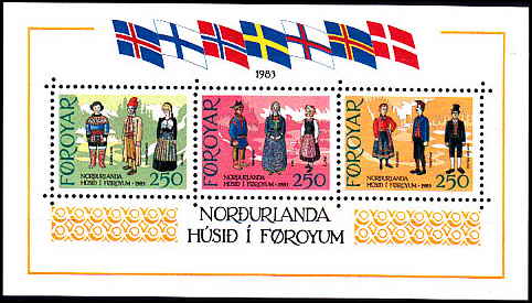 Færøerne AFA 84 - 86<br>Postfrisk Miniark