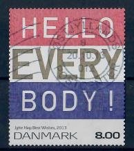 Danmark AFA 1755<br>Stemplet