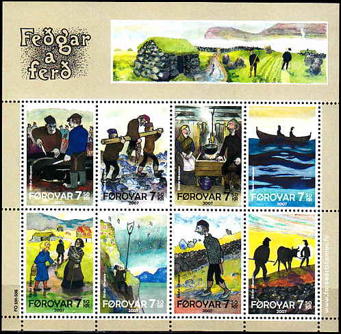Færøerne AFA 591 - 68<br>Postfrisk Miniark