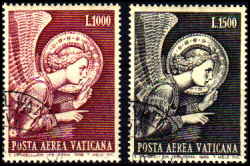 Vatikanet AFA 556 - 57<br>Stemplet