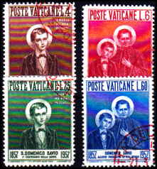 Vatikanet AFA 290 - 93<br>Stemplet