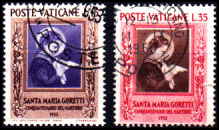 Vatikanet AFA 214 - 15<br>Stemplet