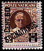 Vatikanet AFA  5<br>Stemplet Portomærke