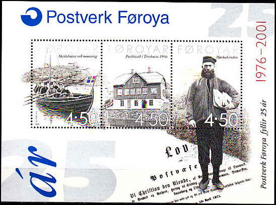 Færøerne AFA 385 - 87<br>Postfrisk Miniark