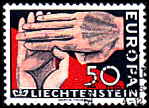 Liechtenstein AFA 418<br>Stemplet