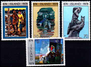 Island AFA 486 - 89 <br>Postfrisk