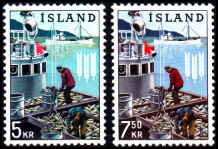 Island AFA 371 - 72 <br>Postfrisk