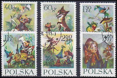 Polen AFA 1253 - 58<br>Stemplet