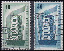 Vesttyskland AFA 1204 - 05<br>Stemplet