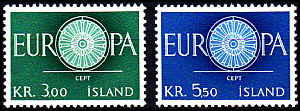 Island AFA 344 - 45<br>Postfrisk