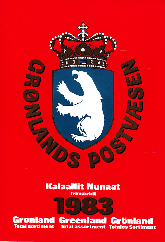 Grønland 1983<br>Postfrisk Årsmappe