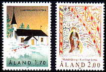Aaland AFA 42 - 43<br>Postfrisk