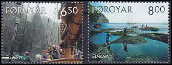 Færøerne AFA 489 - 90<br>Postfrisk