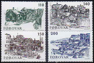 Færøerne AFA 53 - 56<br>Postfrisk