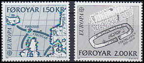 Færøerne AFA 64 - 65<br>Postfrisk