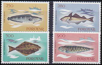 Færøerne AFA 80 - 83<br>Postfrisk