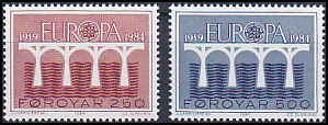 Færøerne AFA 91 - 92<br>Postfrisk