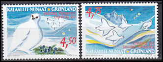Grønland AFA 383 - 84<br>Postfrisk
